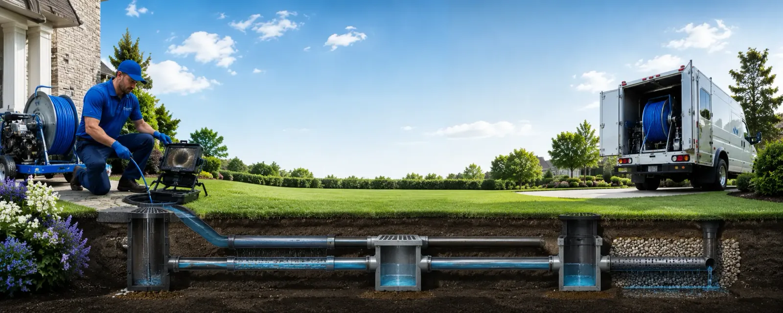 Outdoor drain cleaning information for Milligan College, TN
